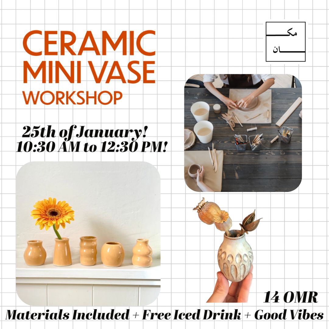 Ceramic mini Vases making workshop