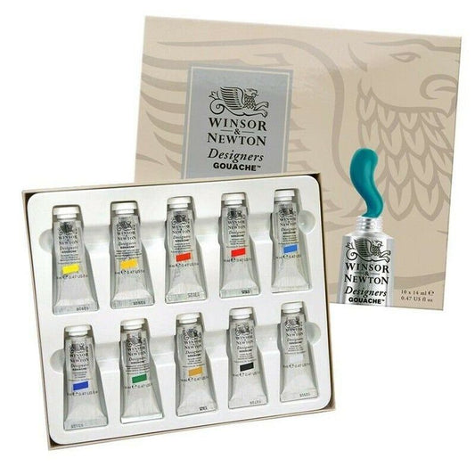 Winsor & Newton Designers Gouache Primary 6 tubes