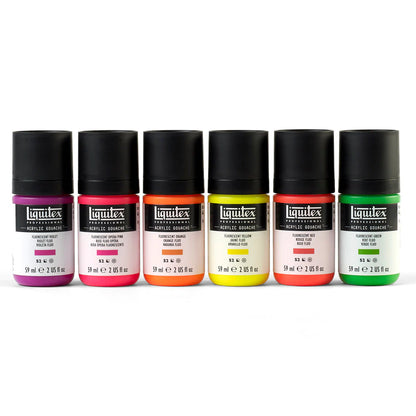 Acrylic Gouache Fluorescents Set