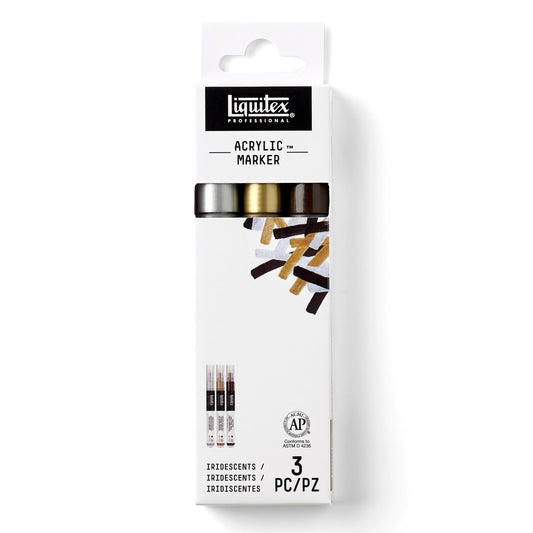 Liquitex Professional Acrylic Marker Irridescent Set of 3